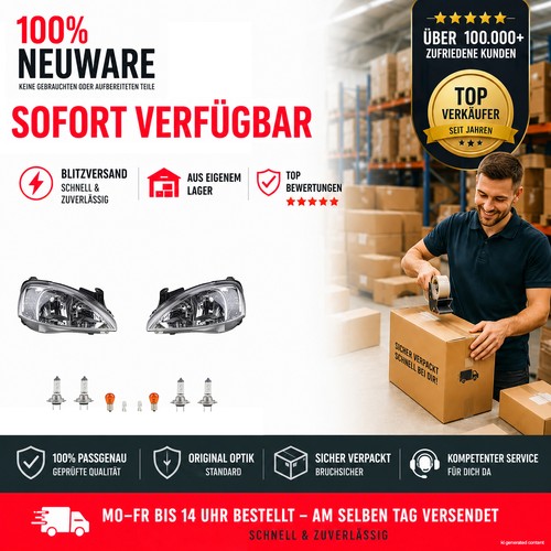 Scheinwerfer set halogen - set,